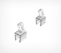 Крючок подвешивания рам на трубке D 9-10 мм. это фиксированный крючок для подвешивания рамок на подвесных профилях. Закрепляется с верхней стороны рамки. Для подвешивания одной рамки рекомендуется использовать два крючка