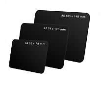 Держатели информации, Вставки в ценникодержатели маркерные таблички маркеры, Маркерные таблички А6-А8. Мы предоставляем высококачественные POS-материалы по выгодным ценам. Табличка для нанесения надписей маркером А-8 черная